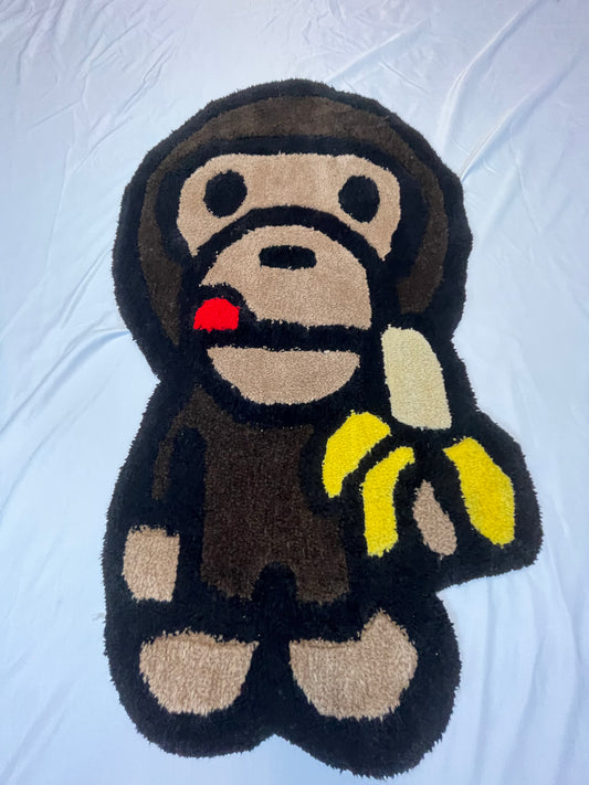 Bape Monkey Rug